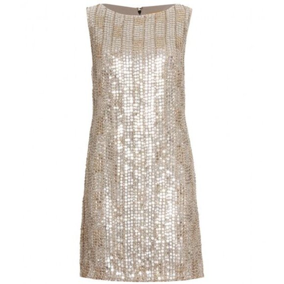 Alice + Olivia Leighton Embellished A Line Dress - Picture 4 of 7